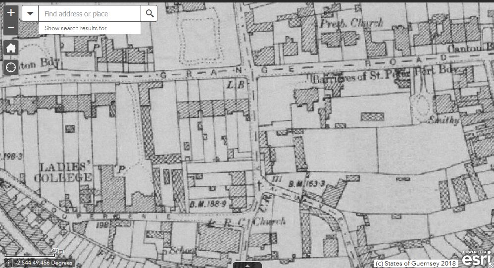 1898 Map showing Brockhurst location