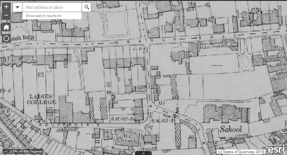1938 Map showing Brockhurst before WWII